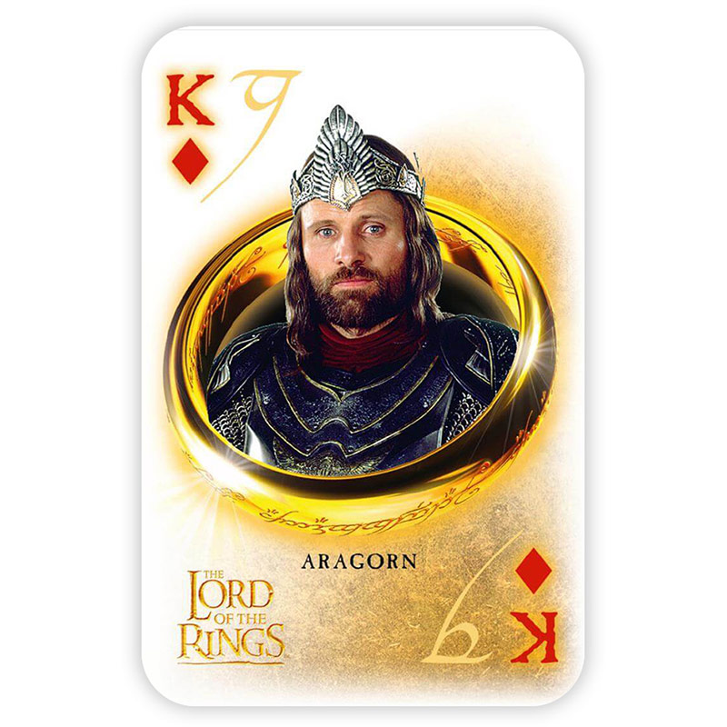 Гральні карти WINNING MOVES LORD OF THE RINGS (WM00869-EN2-12) Особливості 52 гральні карти плюс 2 джокери