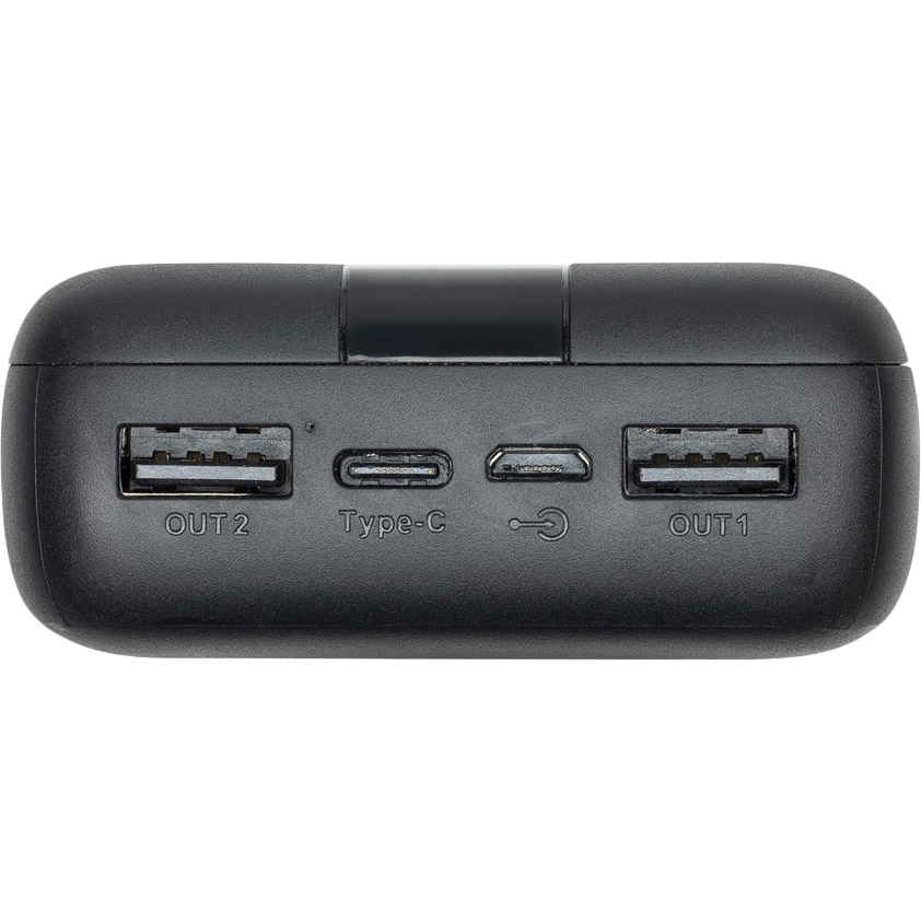 Powerbank RIVACASE RIVAPOWER VA2081 20000 мАч Black Входной разъем micro-USB, USB Type-C