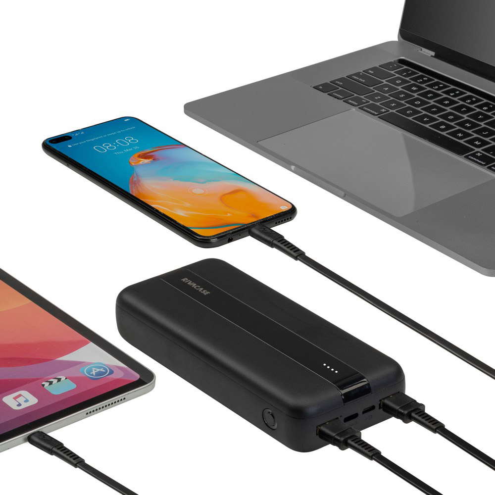 В интернет магазине Powerbank RIVACASE RIVAPOWER VA2081 20000 мАч Black