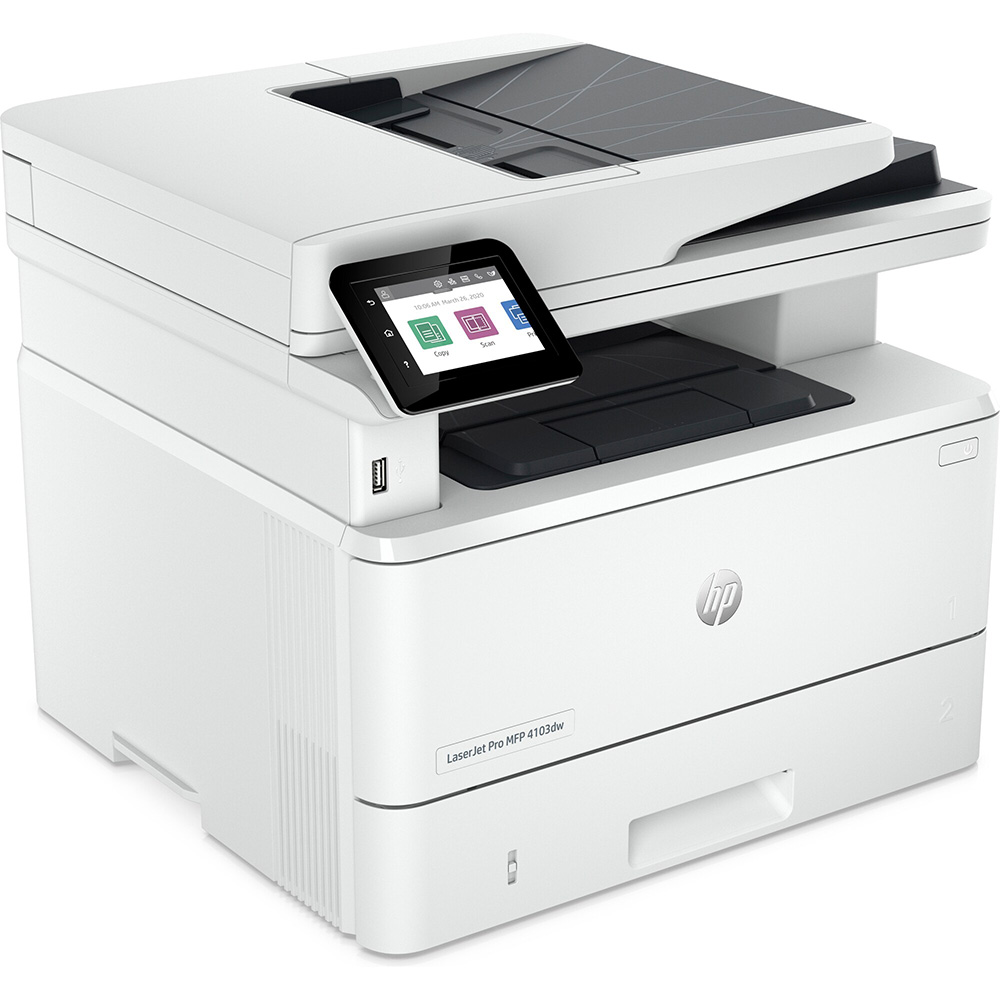 МФУ лазерное HP LaserJet Pro 4103dw Wi-Fi (2Z627A) Технология печати лазерная