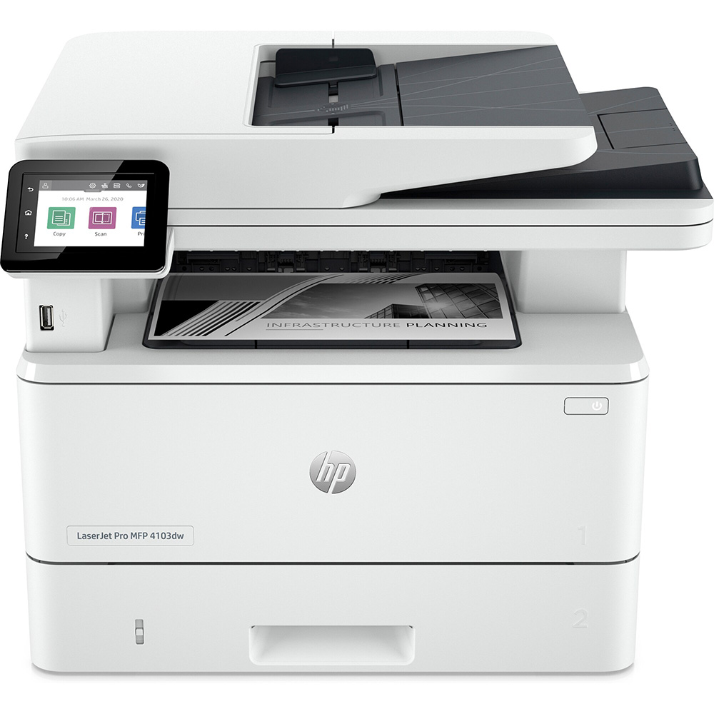 БФП лазерний HP LaserJet Pro 4103dw Wi-Fi (2Z627A)