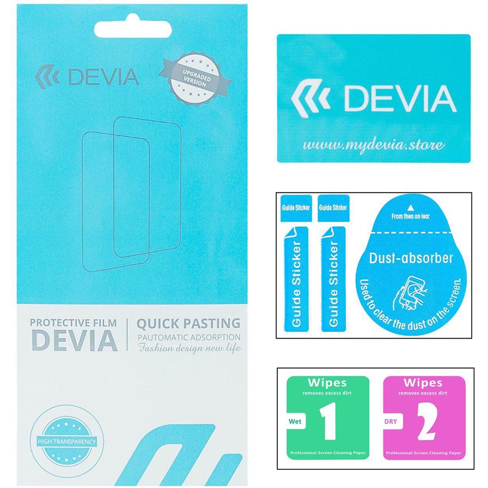 Захисна плівка DEVIA гідрогелева для Motorola Moto G22 (DV-MT-G22) Тип плівка