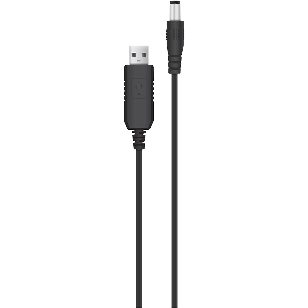 Фото - Кабель ACCLAB   для роутерів USB to DC 5.5 х 2.1 мм 12V 1A Black (1283126565 