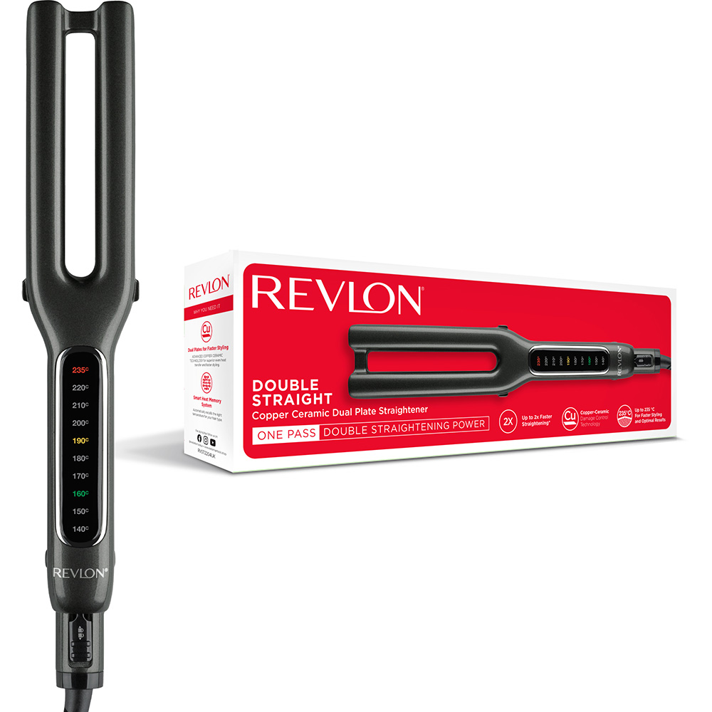 Випрямляч REVLON One-Step double straight (RVST2204E) Особливості дисплей