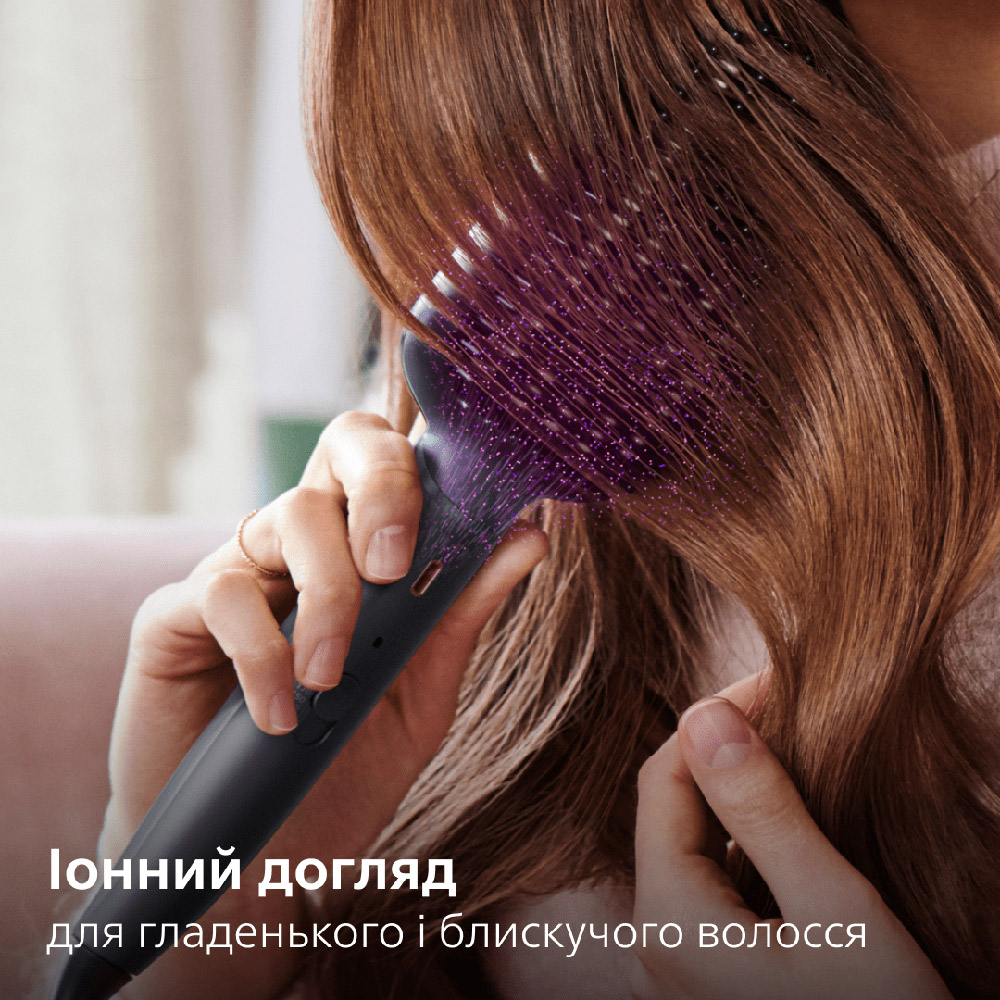 Електрогребінець PHILIPS BHH885/00 Особливості шарнірне кріплення шнура