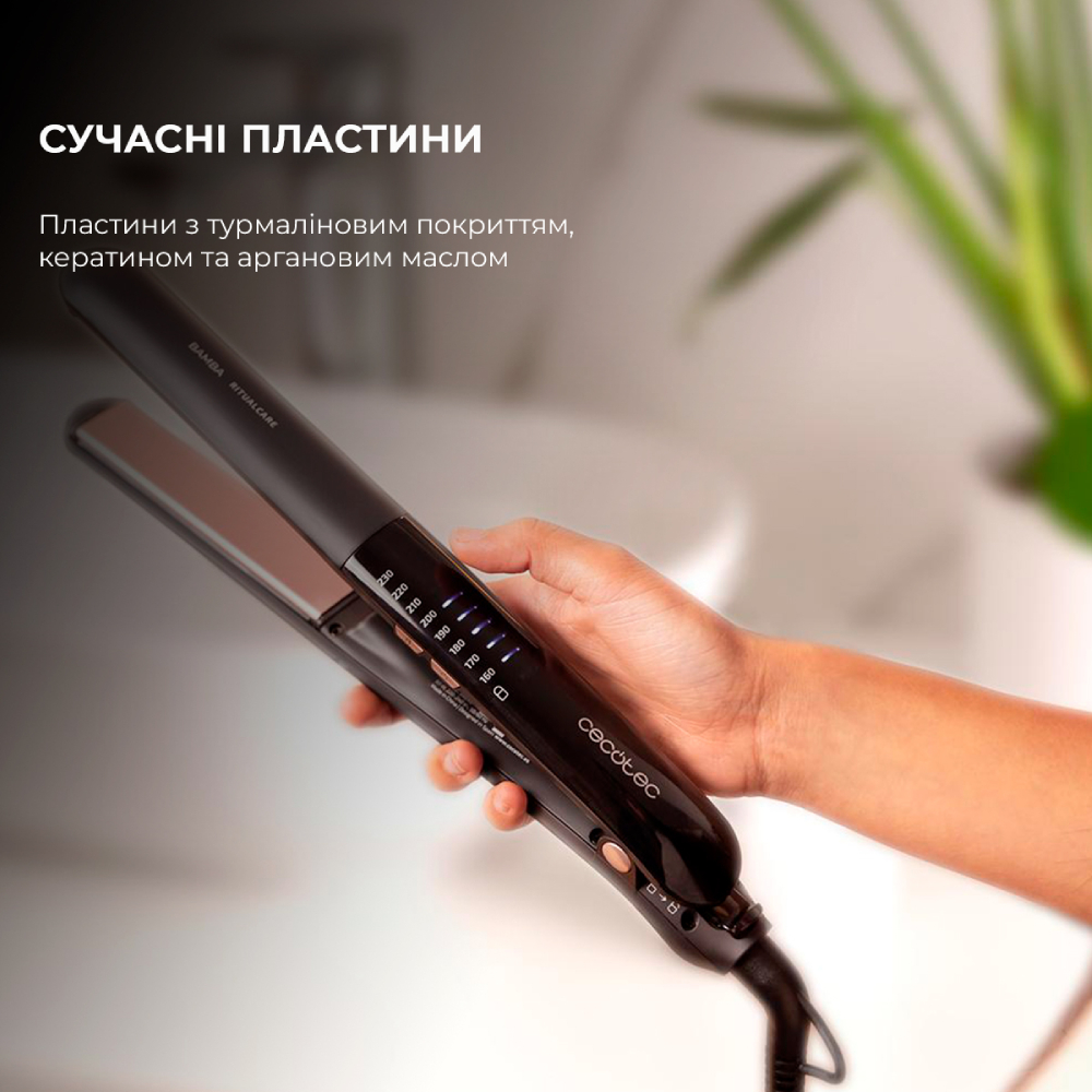 Выпрямитель CECOTEC RitualCare 1200 HidraProtect Ion Touch (CCTC-03404) Тип выпрямитель (утюжок)