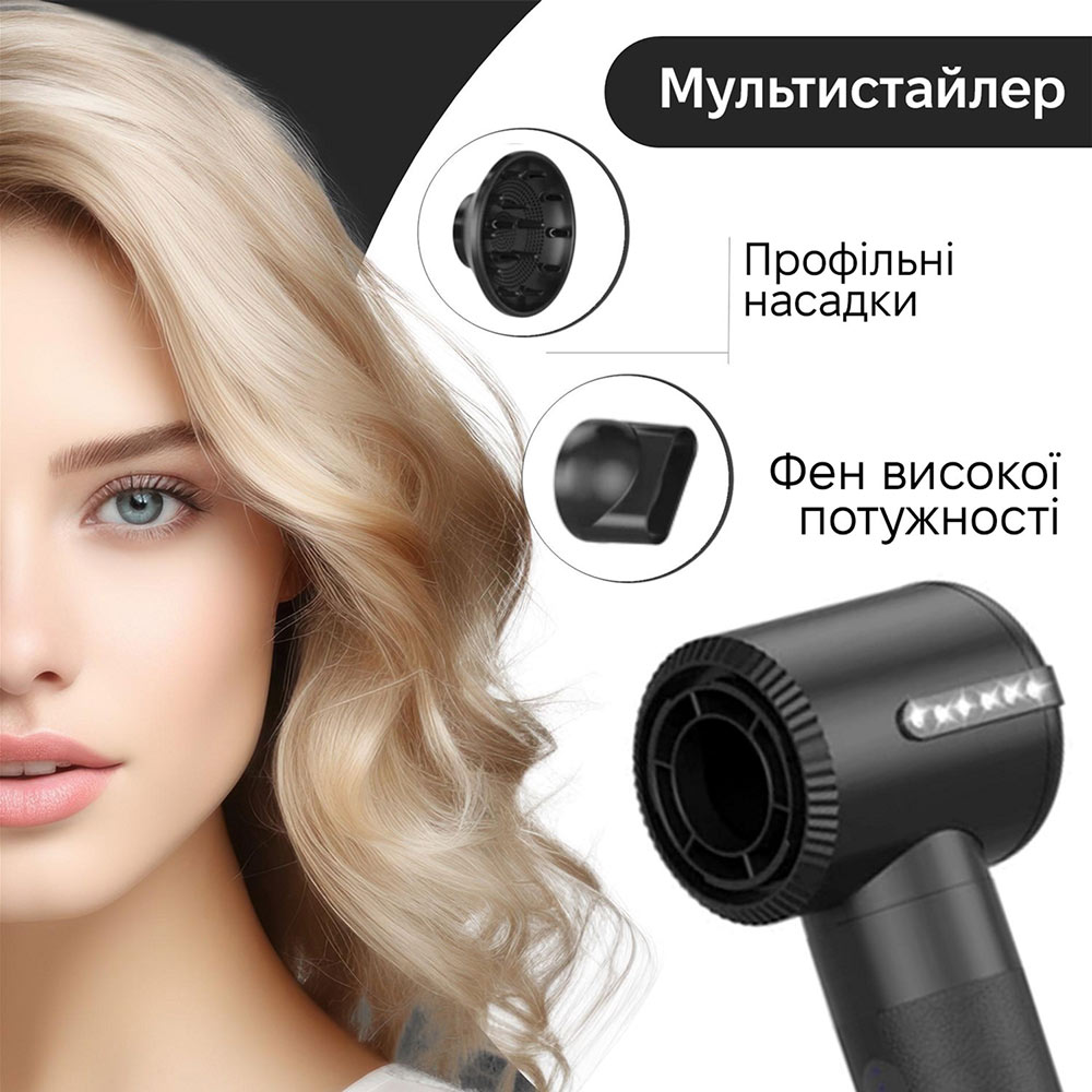 Зовнішній вигляд Мультистайлер INSPIRE WT-626-A 7в1 Black (731851265651)