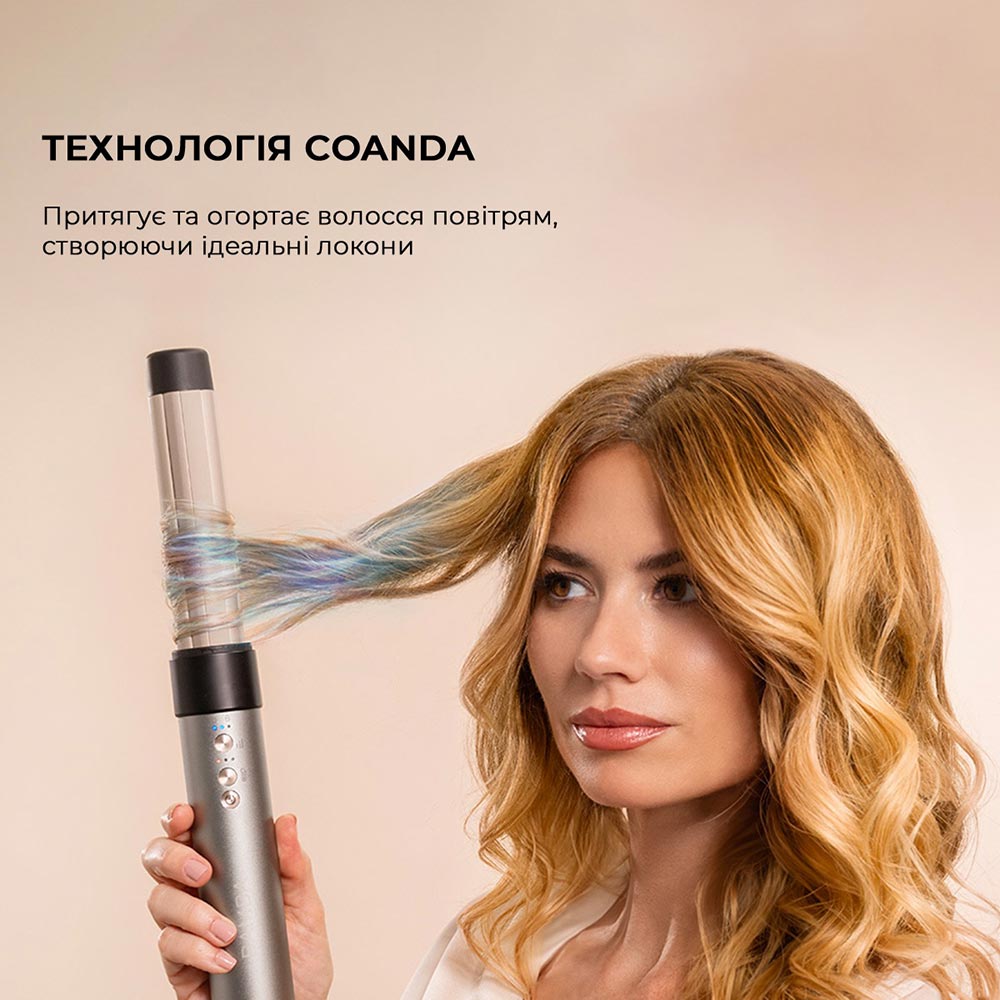 Фен-щетка CECOTEC Bamba CeramicCare AirGlam Aluminum (CCTC-03467) Особенности ионизация