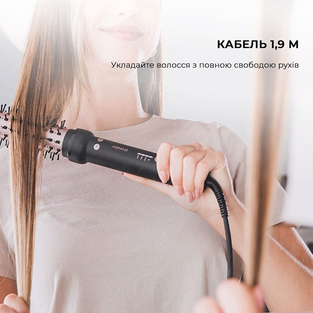 Зовнішній вигляд Фен-щітка CECOTEC Alisera Brushes Bamba InstantCare Curly AirFlow (CCTC-03386)