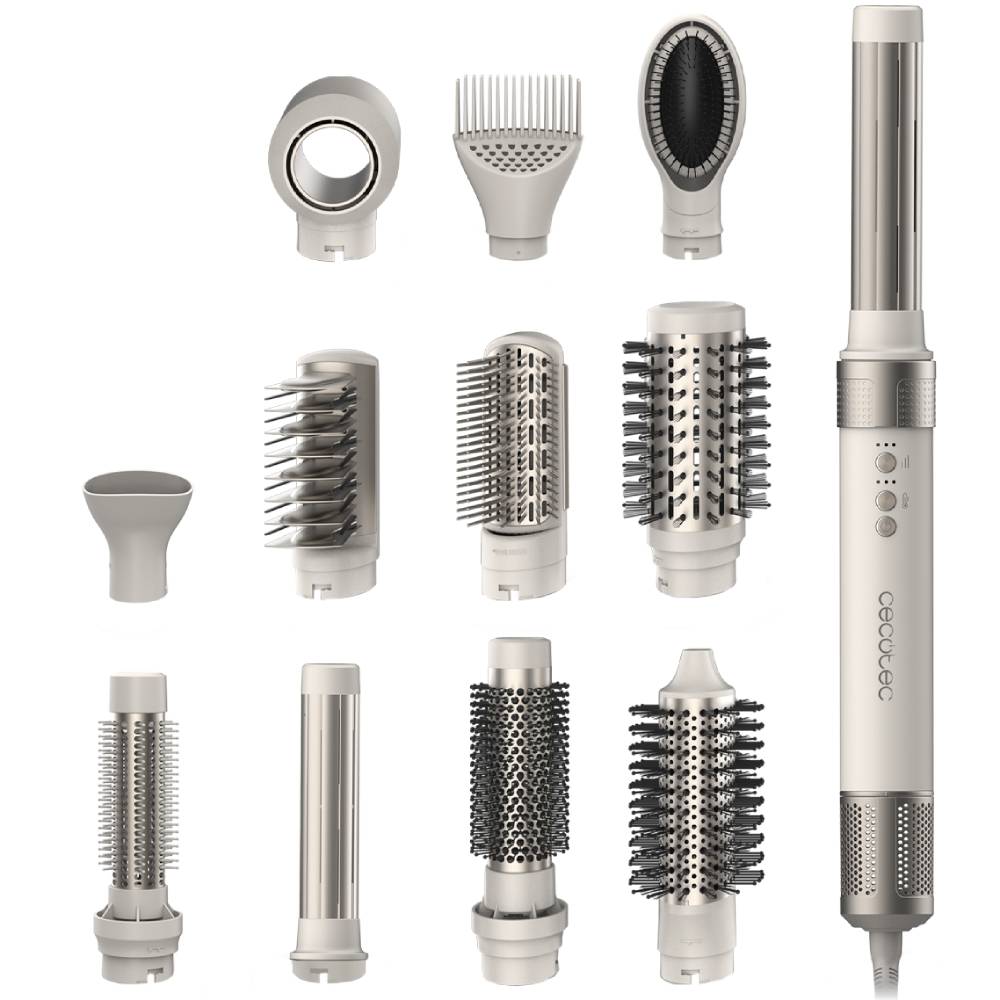 Фен-щетка CECOTEC Bamba CeramicCare 12in1 AirGlam Champagne (CCTC-00249)