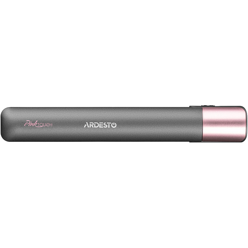 Выпрямитель ARDESTO Touch Pink/Grey (HS-R300PT) Дополнительно фиксатор для сборки; Индикация контроля зарядки; графеновые нагревательные элементы с высокой теплопроводностью