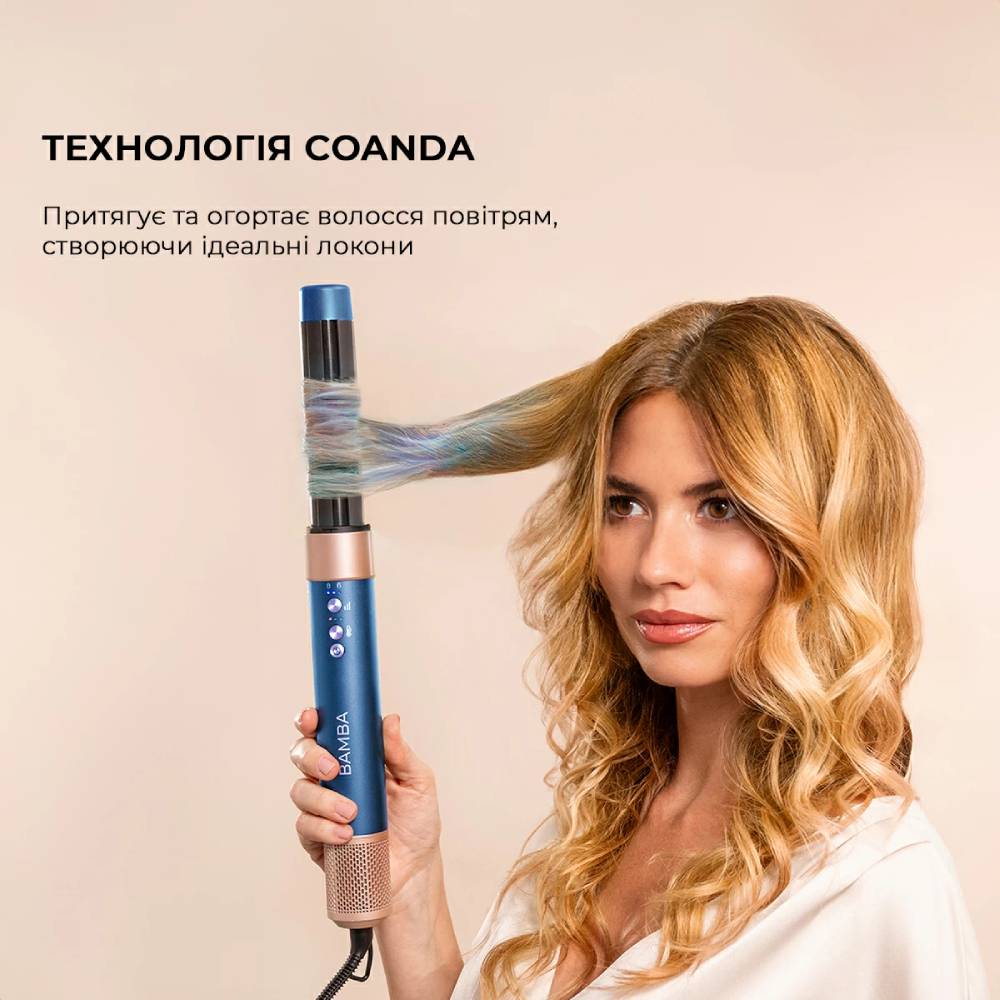 Мультистайлер CECOTEC Bamba CeramicCare AirGlam Blue (CCTC-03466) Тип мультистайлер