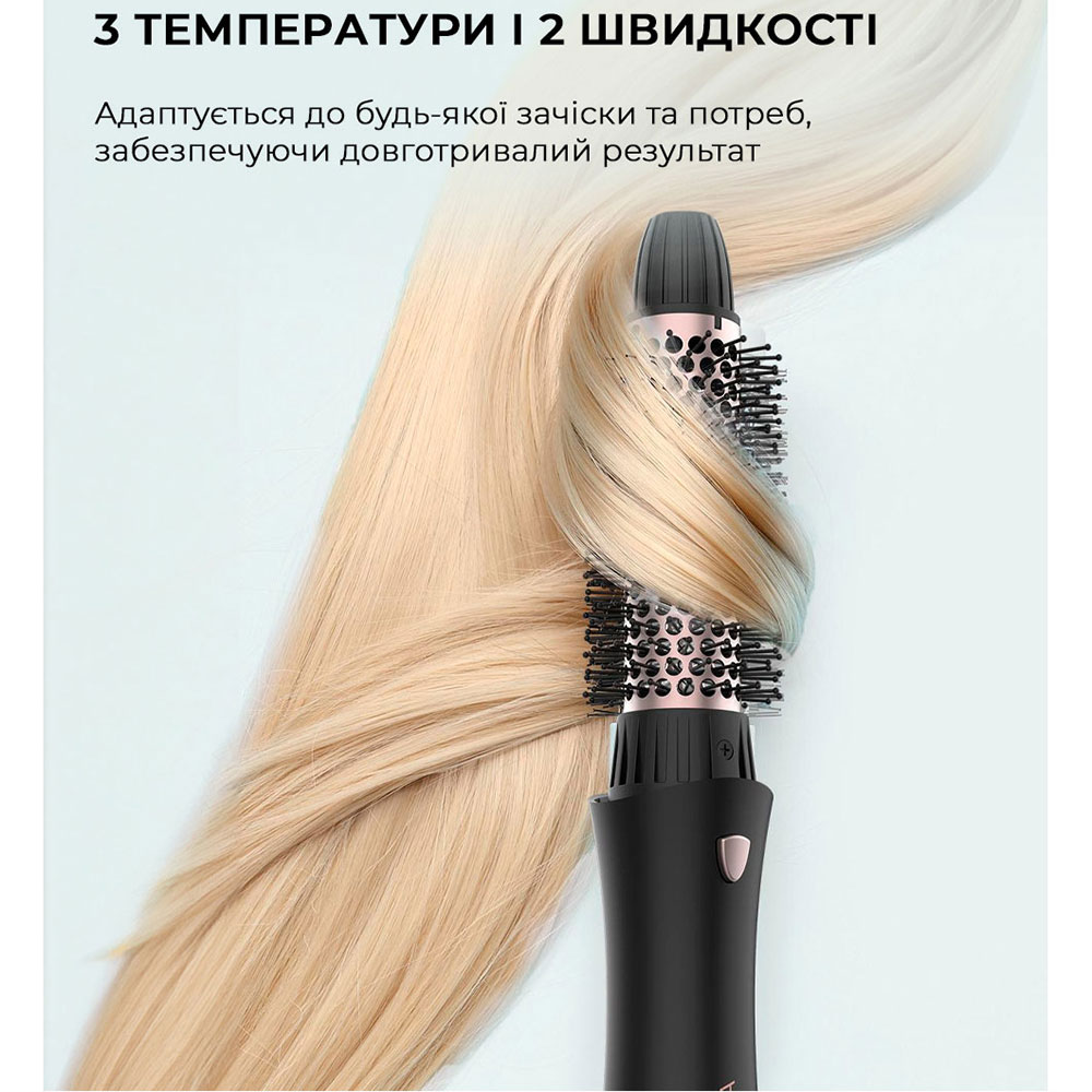 Фен-щітка CECOTEC Bamba CeramicCare 10in1 (CCTC-04439) Особливості шарнірне кріплення шнура