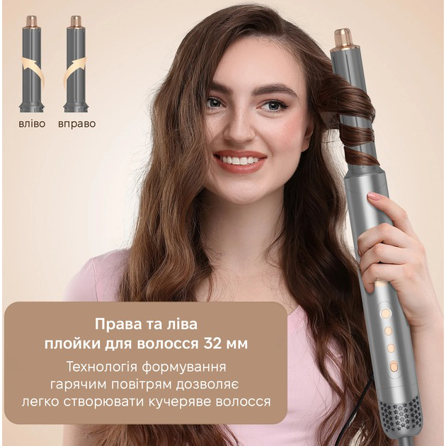 Мультистайлер INSPIRE WT-633-8IN1-Gray Особливості термостат