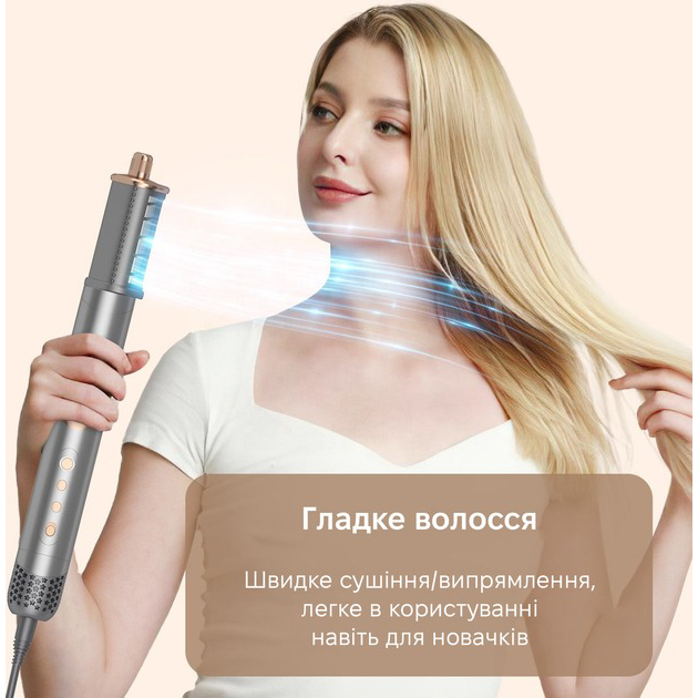 Мультистайлер INSPIRE WT-633-8IN1-Gray Особливості петля для підвішування