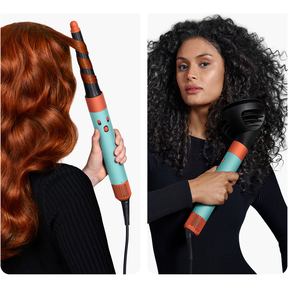 Мультистайлер DYSON HS08 Airwrap ID Curly/Coily Ceramic Patina/Topaz (533736-01) Особливості обертання насадки