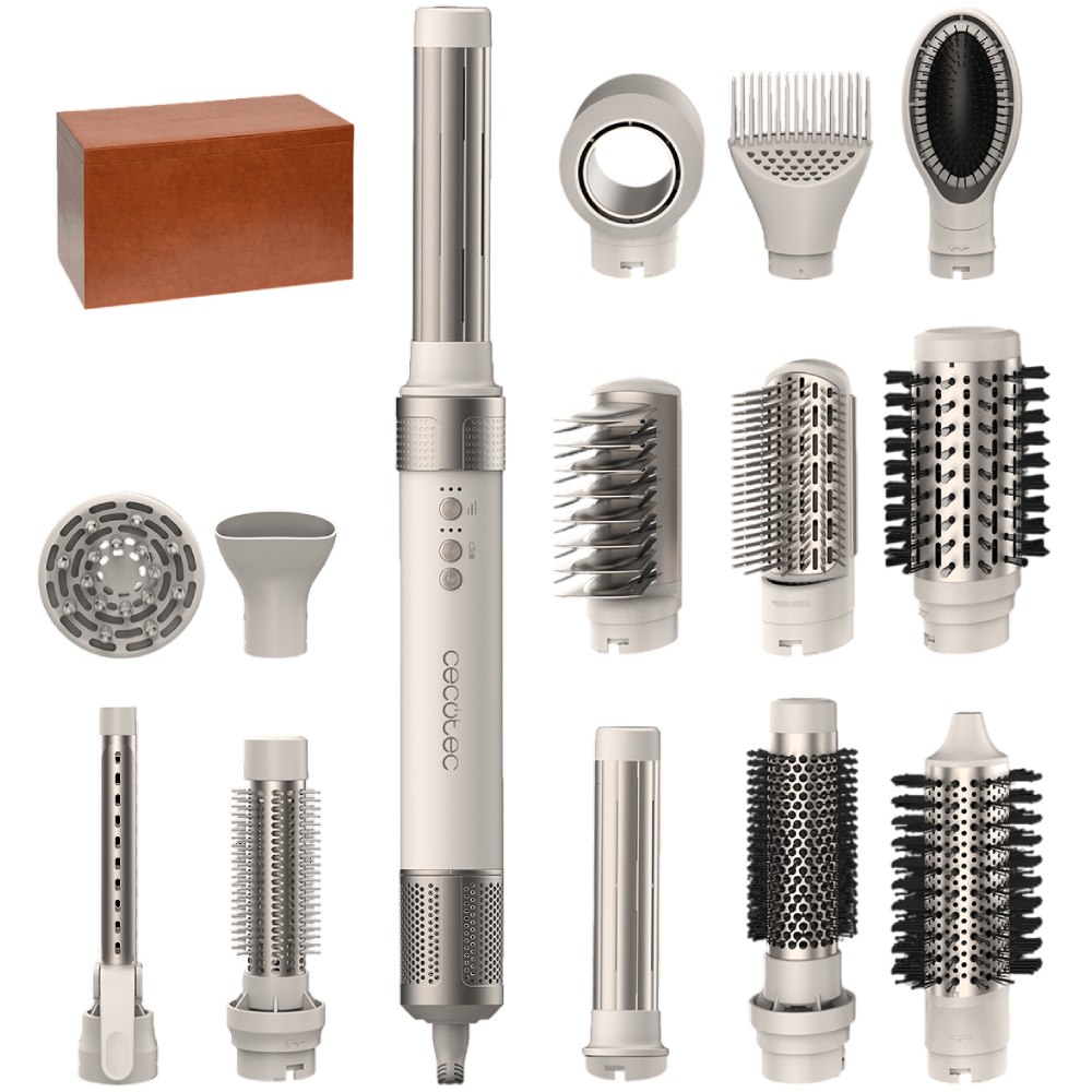 Мультистайлер CECOTEC Bamba CeramicCare 14 in 1 AirGlam Champagne (CCTC-00252)