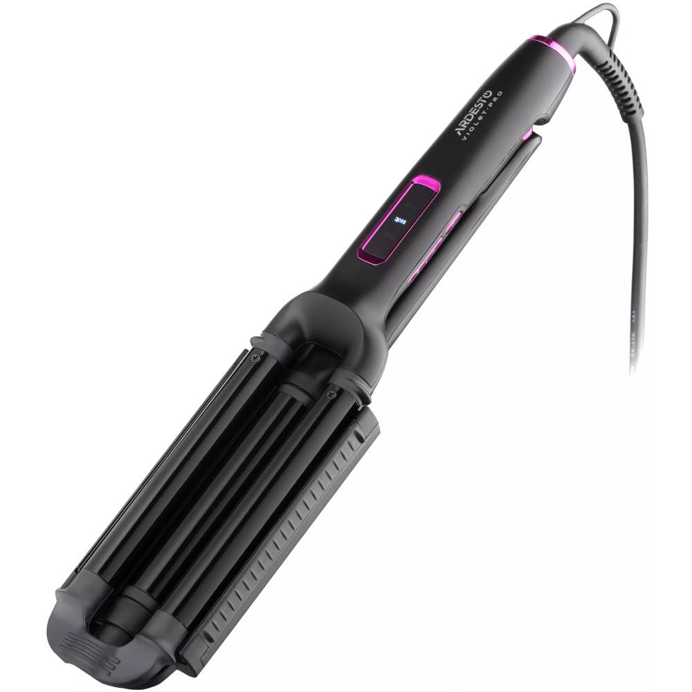 Плойка ARDESTO Violet Pro HC-Y220PRO Black Додатково Фіксація в закритому положенні, налаштування висоти хвилі