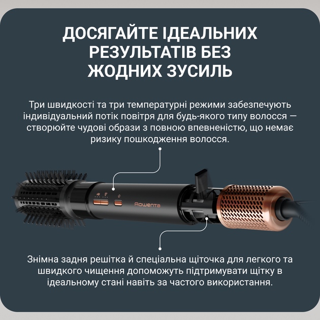 Фен-щітка ROWENTA UB9820E0 В Україні Фен-щітка ROWENTA UB9820E0