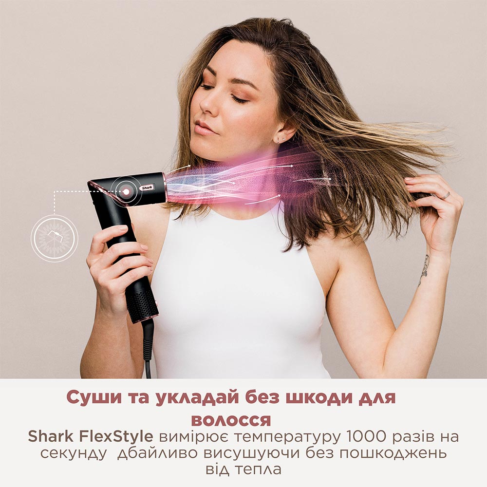 Стайлер SHARK FlexStyle 5-in-1 Hair Styler and Dryer Stone (HD446EU) Тип мультистайлер