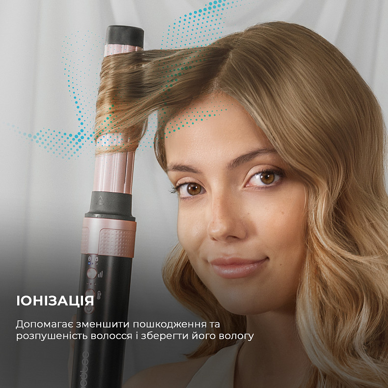 Мультисталер CECOTEC Bamba CeramicCare 14in1 AirGlam Black (CCTC-00251) Особливості захист від перегріву