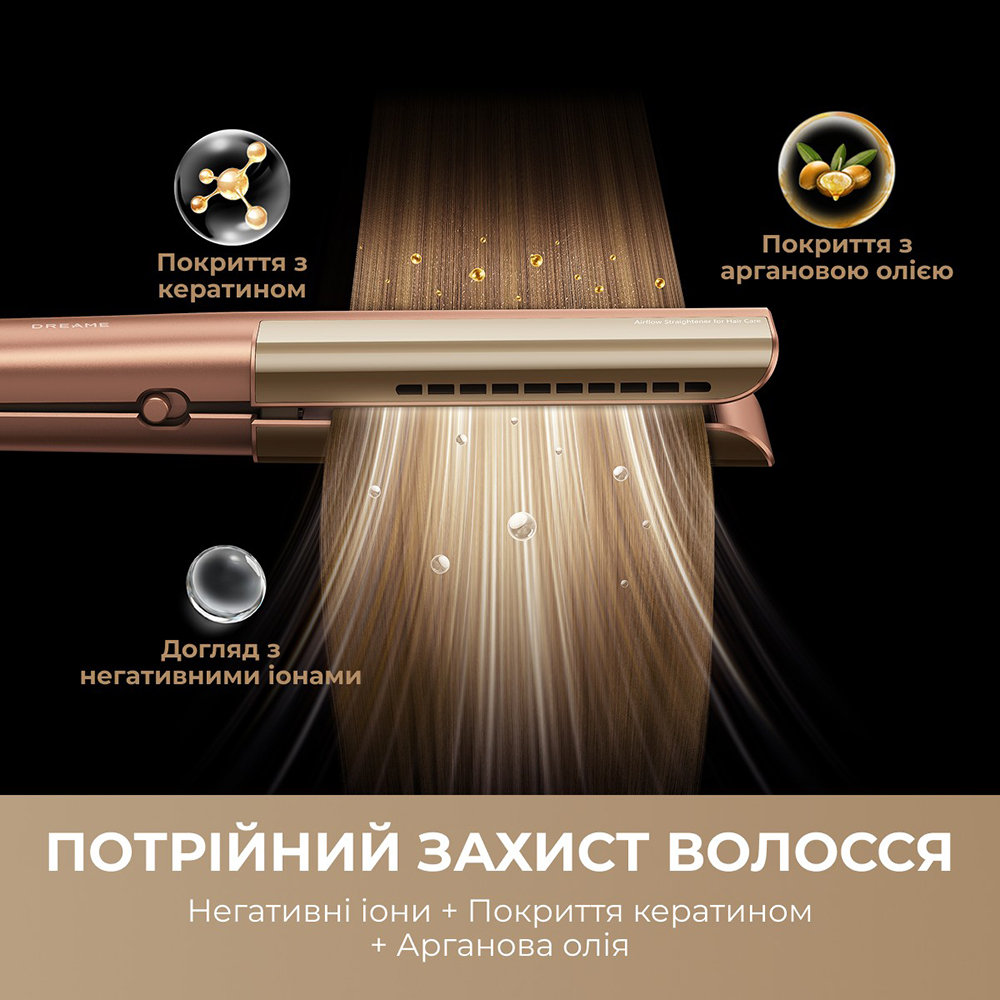 Покупка Фен-выпрямитель DREAME Aero Straight Gold AMA10A