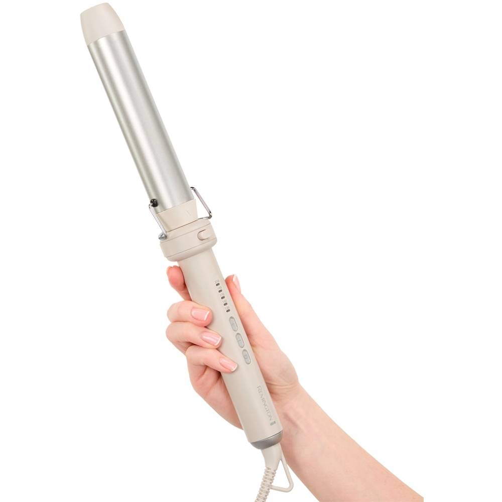 Мультистайлер REMINGTON Trendology CI41MS5 White Дополнительно Плойка, 5 съемных насадок, термостойкая перчатка, инструкция, гарантийный талон; с регулировкой температуры; система блокировки; функция запоминания температуры