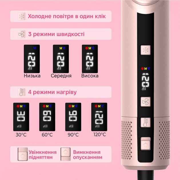Внешний вид Стайлер INSPIRE WT-643-1 Pink