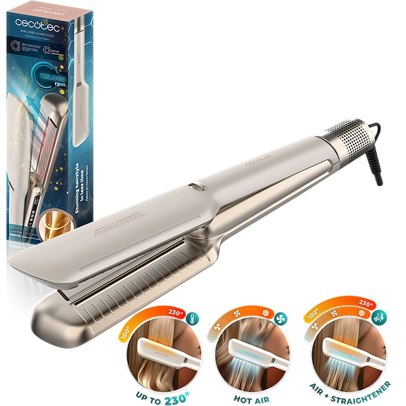 Випрямляч CECOTEC Air Lisse Champagne (A01_EU01_100989) Особливості автовідключення