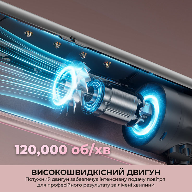 Фен-випрямляч DREAME Aero Straight Pro Rosy Purple AMS02A-RP — фото 3
