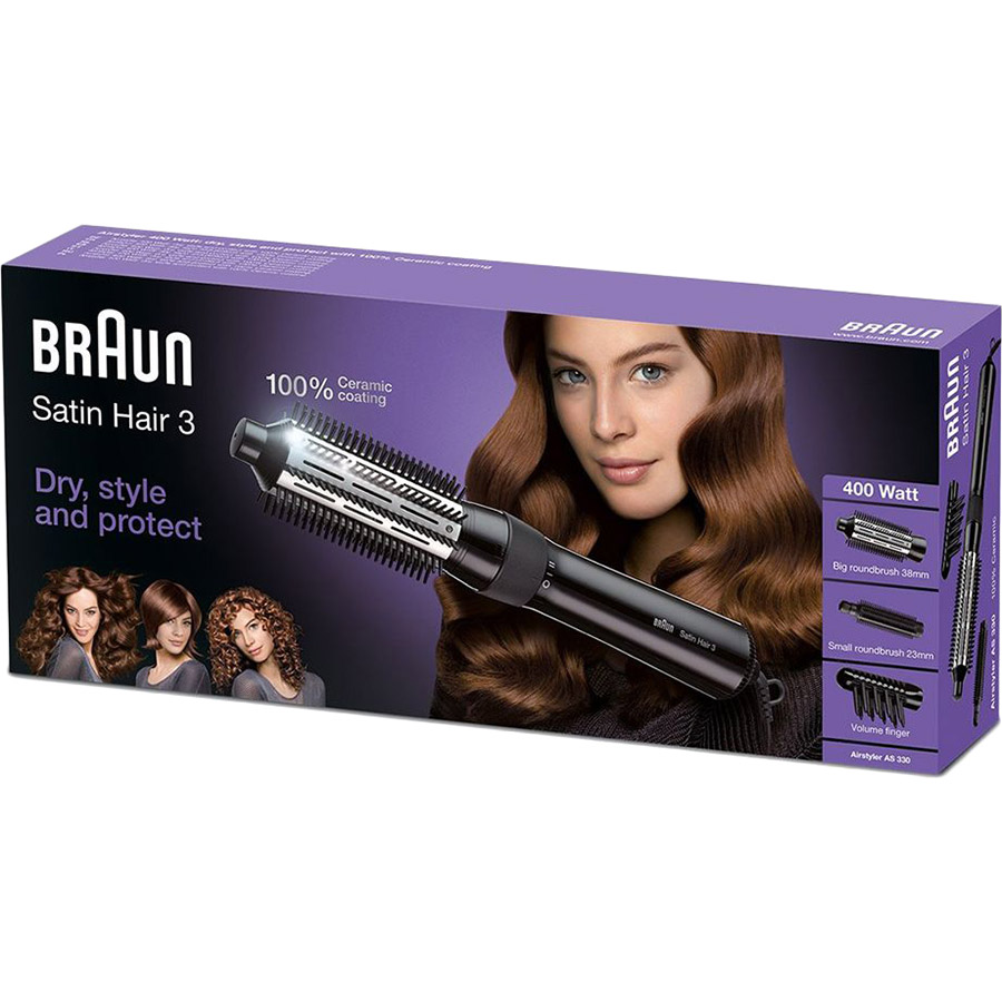 Фен-щітка BRAUN Satin Hair 3 AS330 Потужність 400