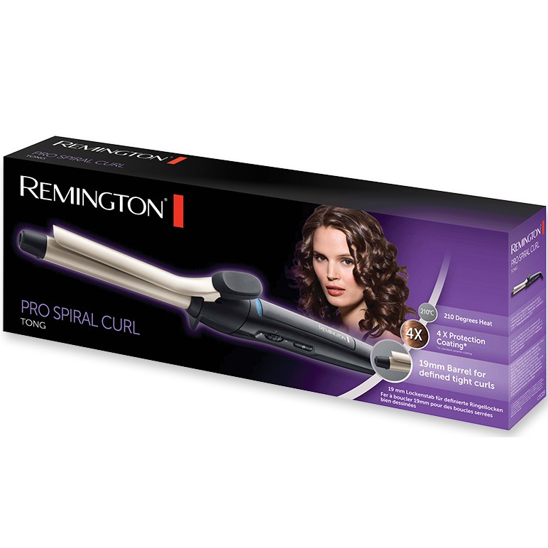 Плойка REMINGTON Ci 5319 Pro Spiral Curl 19mm Tong Особенности автоотключение