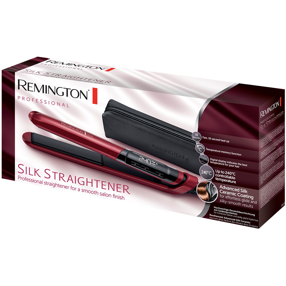 Выпрямитель REMINGTON S 9600 Silk Straightener Особенности дисплей