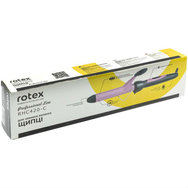 Плойка ROTEX RHC420-C Тип щипцы (плойка)