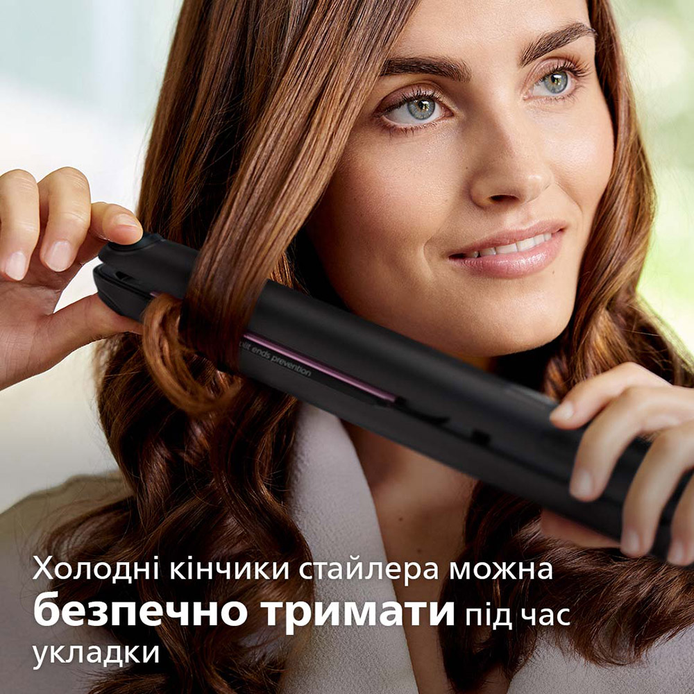 Зовнішній вигляд Випрямляч PHILIPS StraightCare Vivid Ends BHS675/00