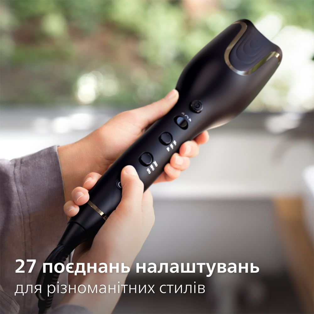 Фото Автоматична плойка PHILIPS StyleCare Prestige BHB876/00