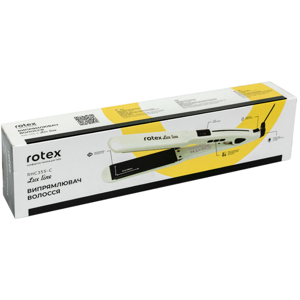 Выпрямитель ROTEX RHC355-C Lux Line Особенности дисплей