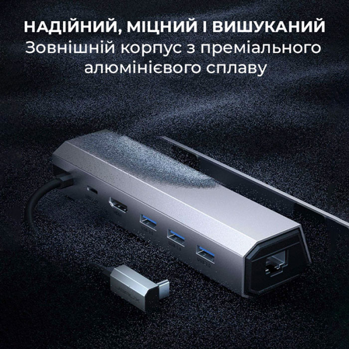 Док-станція JSAUX 6-в-1 для Steam Deck HB0603 (6126755803402) Бездротове підключення False