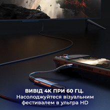 Адаптер JSAUX HB0201 USB-C на HDMI 4K60Hz та USB-C PD (6126755803410)