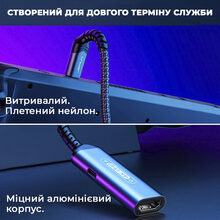 Адаптер JSAUX HB0201 USB-C на HDMI 4K60Hz та USB-C PD (6126755803410)