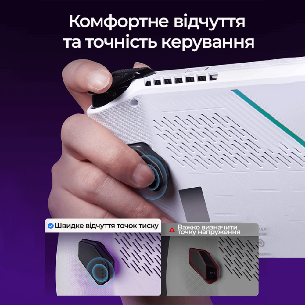 Замовити Силіконові ручки JSAUX для ROG Ally PC0201 Білий (6126755803413)