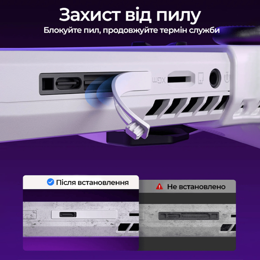 Покупка Силіконові ручки JSAUX для ROG Ally PC0201 Білий (6126755803413)