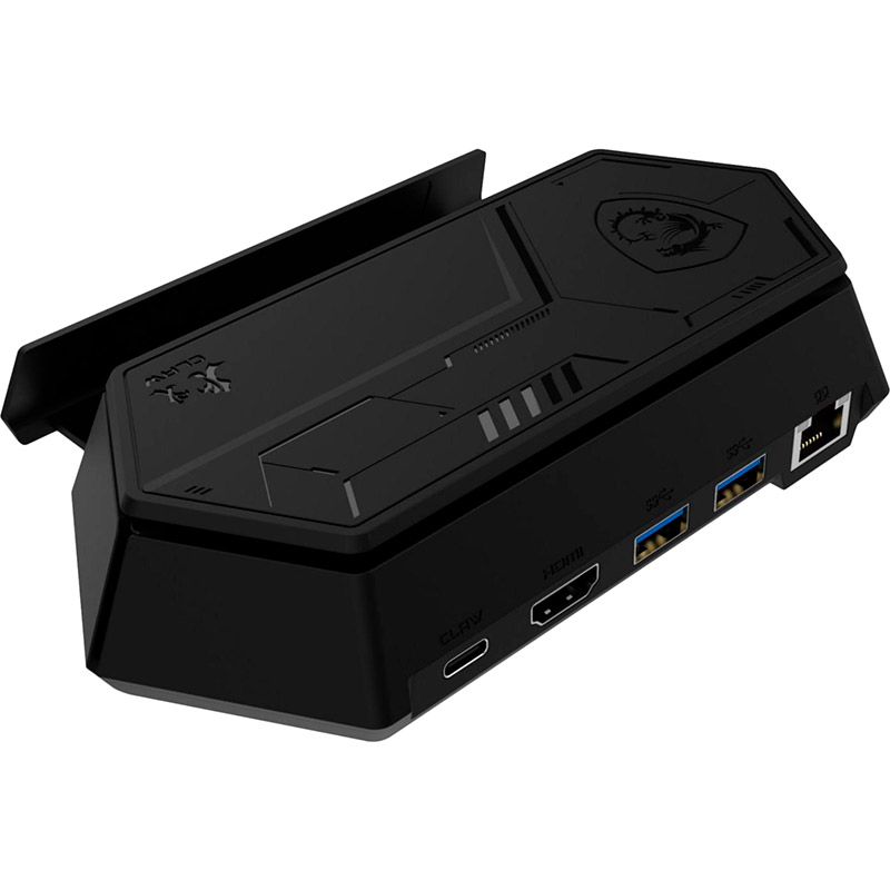 Док-станція MSI Claw Docking Station (S53-0400230-V33) Інтерфейс 1 х HDMi, 1 х RJ45 (LAN), 1 х USB Type-C, 2 х USB 3.2