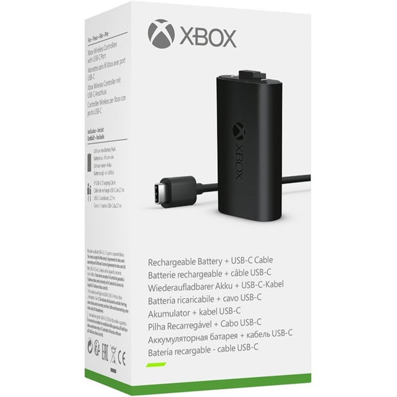 Акумулятор Xbox Play and Charge 1400 мАч Black (SXW-00002) Бездротове підключення False