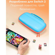 Сумка-чехол JSAUX BG0119 для Nintendo Switch 2 Blue (6126755803431)