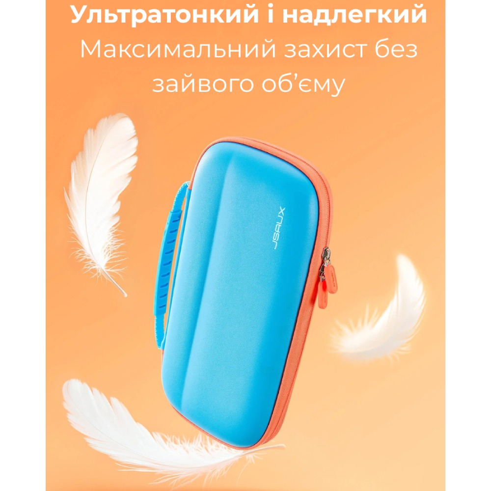 Фото 3 Сумка-чехол JSAUX BG0119 для Nintendo Switch 2 Blue (6126755803431)