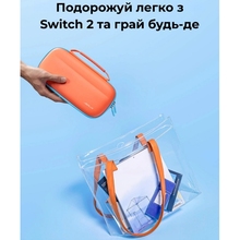 Сумка-чехол JSAUX BG0119 для Nintendo Switch 2 Orange (6126755803432)