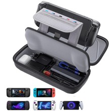 Сумка-чехол JSAUX BG0106X для Steam Deck, ROG Ally/X, Nintendo Switch, PS Portal серая (6126755803436)
