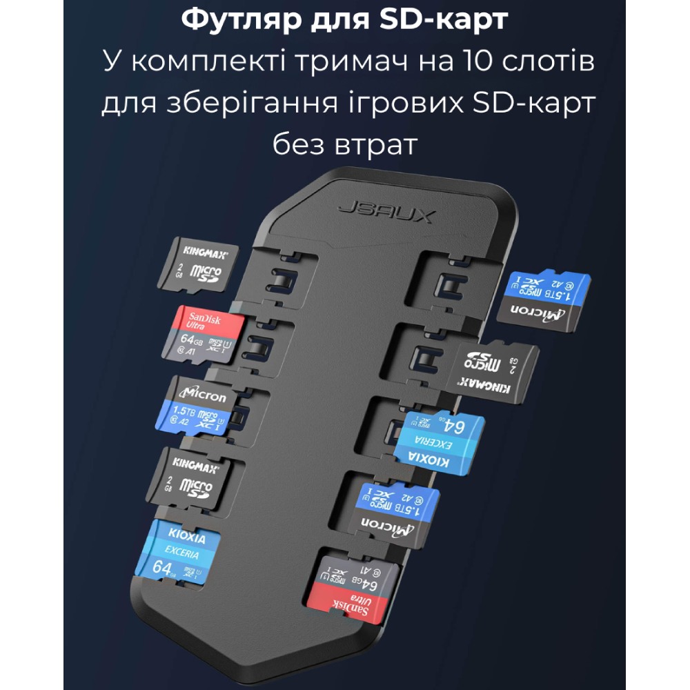 Сумка-чехол JSAUX BG0106X для Steam Deck, ROG Ally/X, Nintendo Switch, PS Portal серая (6126755803436) Совместимость PlayStation Portal PS5