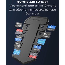 Сумка-чехол JSAUX BG0106X для Steam Deck, ROG Ally/X, Nintendo Switch, PS Portal серая (6126755803436)
